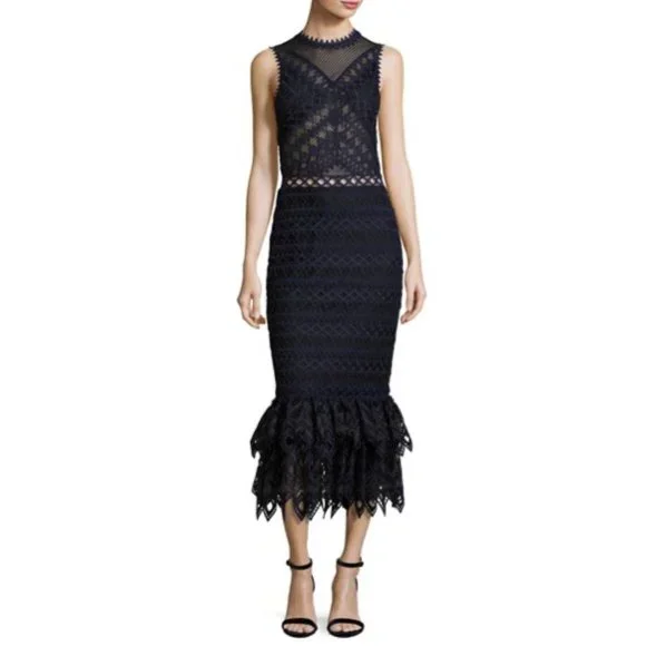 Jonathan Simkhai | Dresses | Jonathan Simkhai Lace Pattern Mermaid Midi  Dress | Poshmark